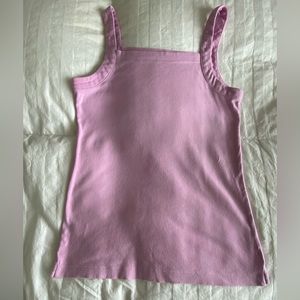 Loft Cotton Tank Top. Small. Lilac